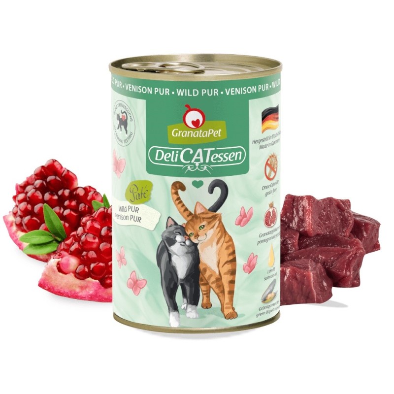 GRANATAPET DeliCATessen Venison - wet cat food - 400g GRANATAPET DeliCATessen Venison - wet cat food - 400g