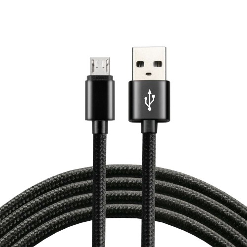 everActive cable micro USB 1m - Black, braided, quick charge, 2,4A - CBB-1MB everActive cable micro USB 1m - Black, braided, quick charge, 2,4A - CBB-1MB