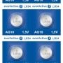 Mini alkaline batteries everActive G10 LR1130 LR54 10 pcs