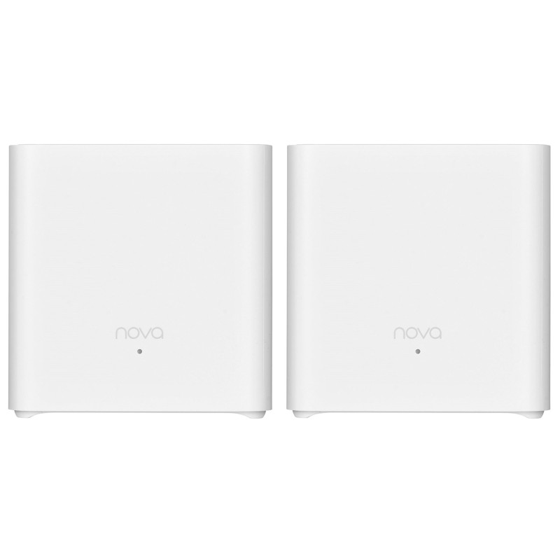 Tenda EX3 (2-pack) Dual-band (2.4 GHz / 5 GHz) Wi-Fi 6 (802.11ax) White 1 Internal Tenda EX3 (2-pack) Dual-band (2.4 GHz / 5 GHz) Wi-Fi 6 (802.11ax) White 1 Internal