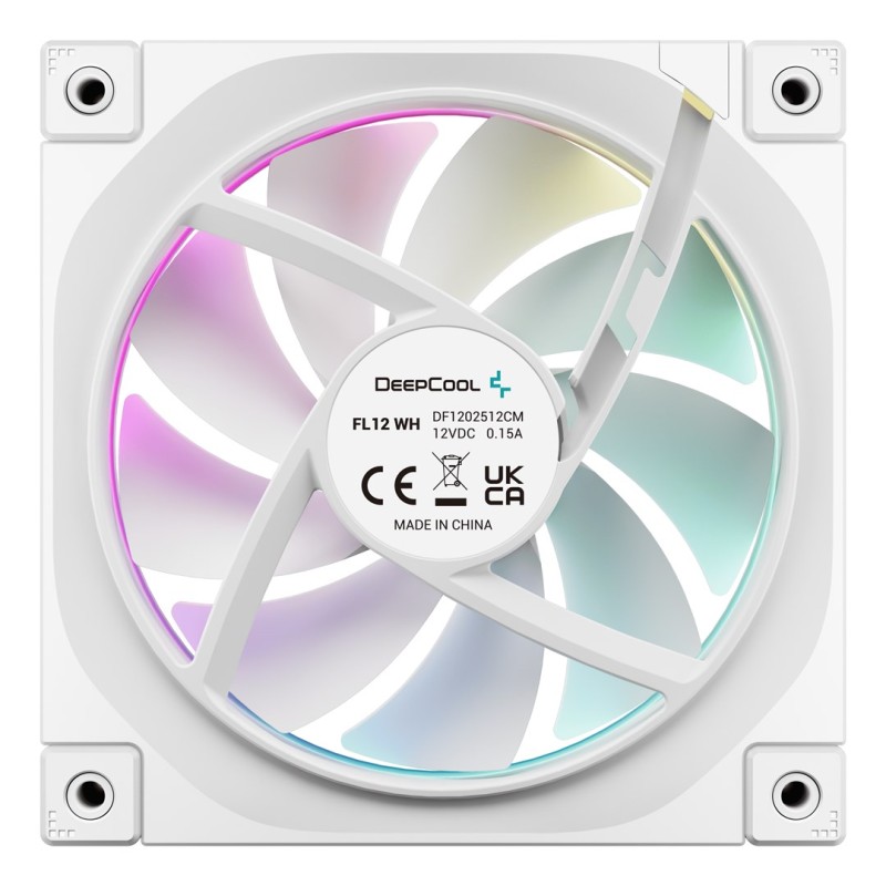DeepCool FL12 WH Computer case Fan 12 cm White 1 pc(s) DeepCool FL12 WH Computer case Fan 12 cm White 1 pc(s)