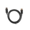 Lanberg CA-DPDP-10CC-0030-BK DisplayPort cable 3 m Black Lanberg CA-DPDP-10CC-0030-BK DisplayPort cable 3 m Black