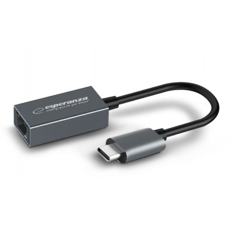 Esperanza ENA102 ETHERNET 1000 MBPS ADAPTER USB C-RJ45 Esperanza ENA102 ETHERNET 1000 MBPS ADAPTER USB C-RJ45