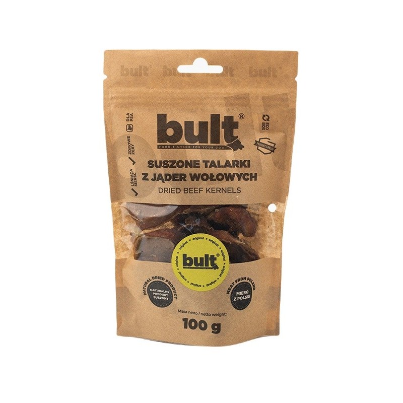 BULT Talarki z jąder wołowych dla psa 100g BULT Talarki z jąder wołowych dla psa 100g