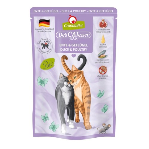 GRANATAPET DeliCATessen Duck and poultry - wet cat food - 85g GRANATAPET DeliCATessen Duck and poultry - wet cat food - 85g