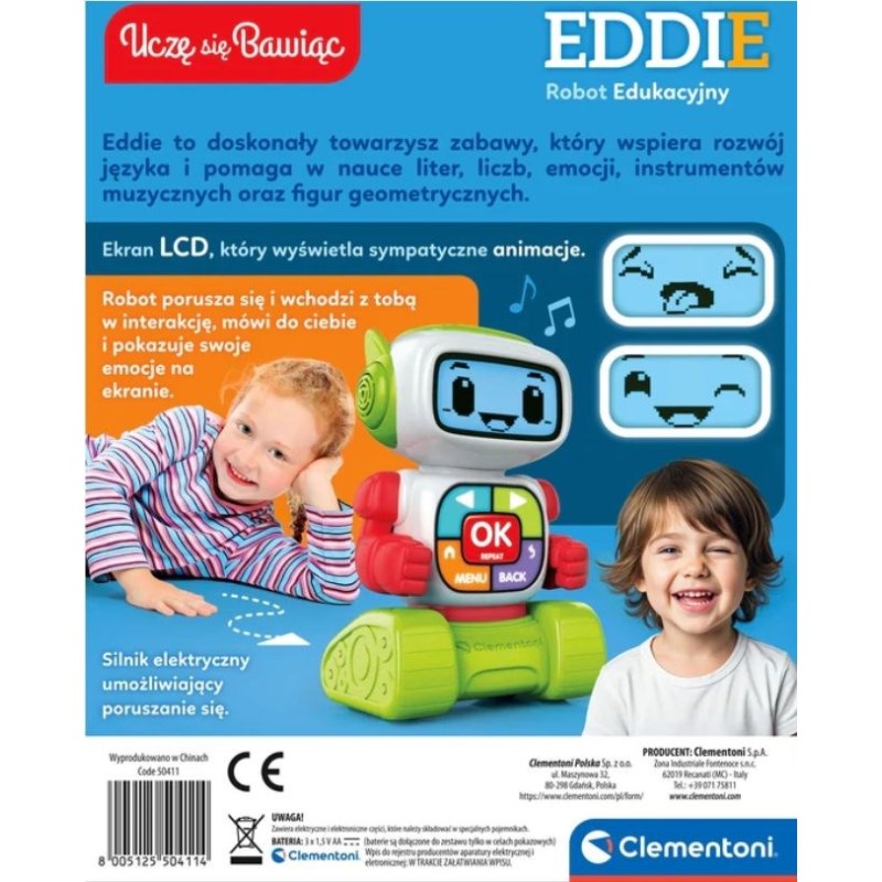 Clementoni Eddie Educational Robot