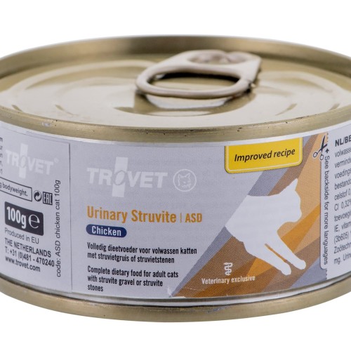 TROVET ASD Urinary Struvite with chicken - wet cat food - 100 g