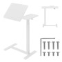 Maclean mobile desk/laptop stand, white, height adjustment 76-109cm, max. 30kg , MC-120 W