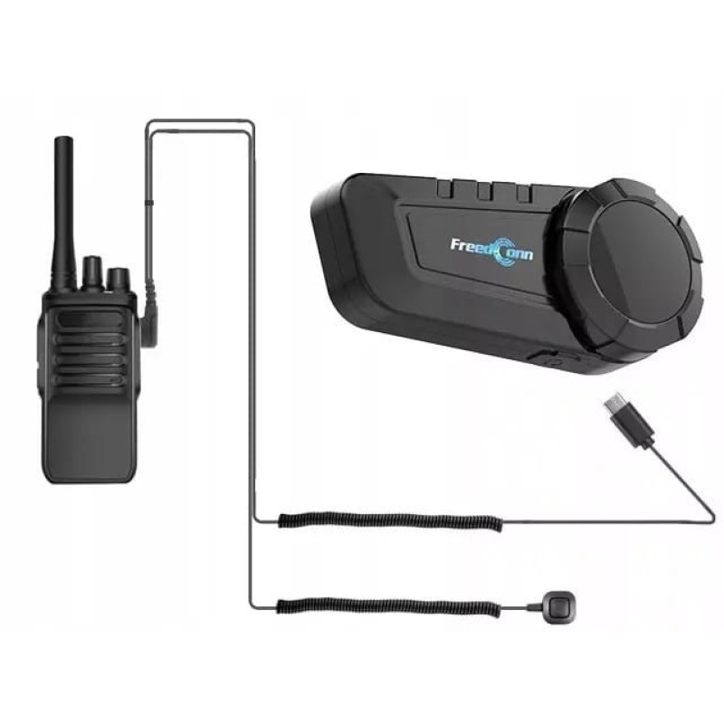 FREEDCONN KY-PRO SINGLE motorcycle intercom Black FREEDCONN KY-PRO SINGLE motorcycle intercom Black