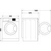 Whirlpool FFWDD 1076258 SV EE washer dryer Freestanding Front-load White E Whirlpool FFWDD 1076258 SV EE washer dryer Freestanding Front-load White E