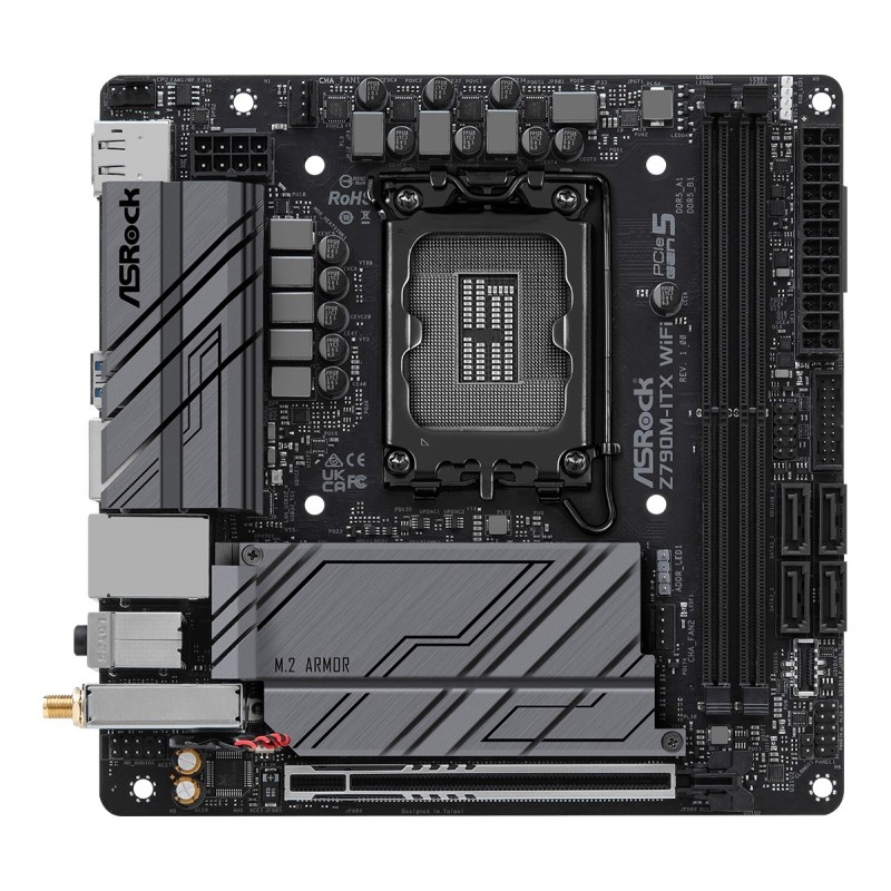 Asrock Z790M-ITX WiFi Intel Z790 LGA 1700 mini ITX Asrock Z790M-ITX WiFi Intel Z790 LGA 1700 mini ITX