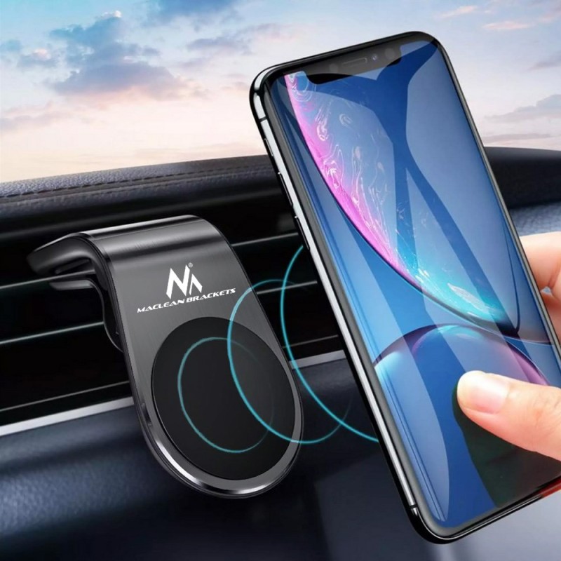 Maclean car phone holder, magnetic, universal, for ventilation grille, ABS material, MC-326 Maclean car phone holder, magnetic, universal, for ventilation grille, ABS material, MC-326