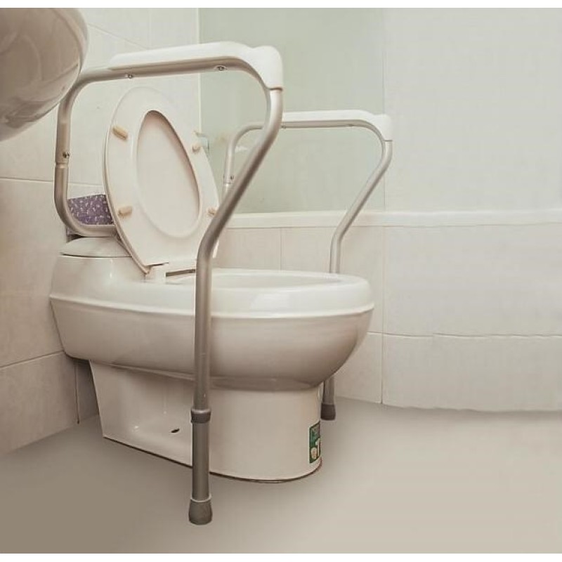 Belay frame for toilet - support Belay frame for toilet - support