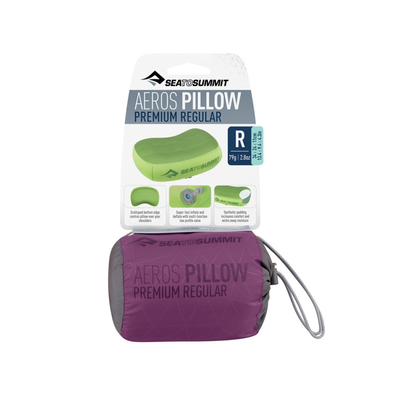 Pillow SEA TO SUMMIT Aeros Premium Regular Magenta Pillow SEA TO SUMMIT Aeros Premium Regular Magenta