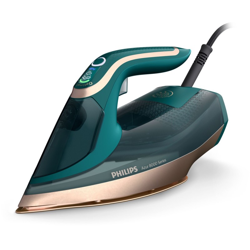 Philips 1000 series DST8030/70 iron Steam iron SteamGlide Elite soleplate 3000 W Green Philips 1000 series DST8030/70 iron Steam iron SteamGlide Elite soleplate 3000 W Green