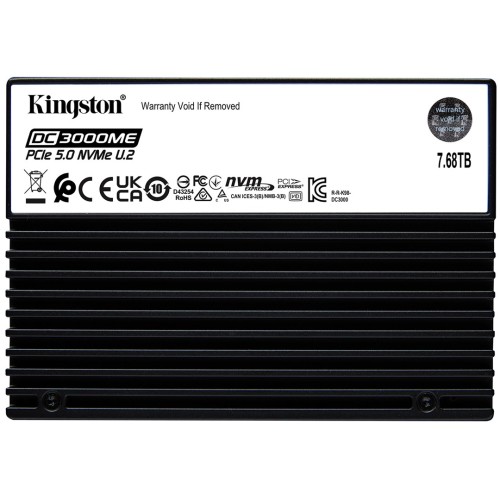 Kingston Technology 7.68TB DC3000ME U.2 PCIe 5.0 NVMe TCG Opal Enterprise SSD Kingston Technology 7.68TB DC3000ME U.2 PCIe 5.0 NVMe TCG Opal Enterprise SSD