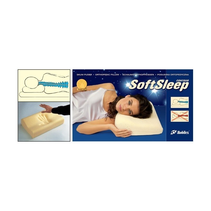 SoftSleep orthopaedic pillow for neck pain CONTOUR M SoftSleep orthopaedic pillow for neck pain CONTOUR M