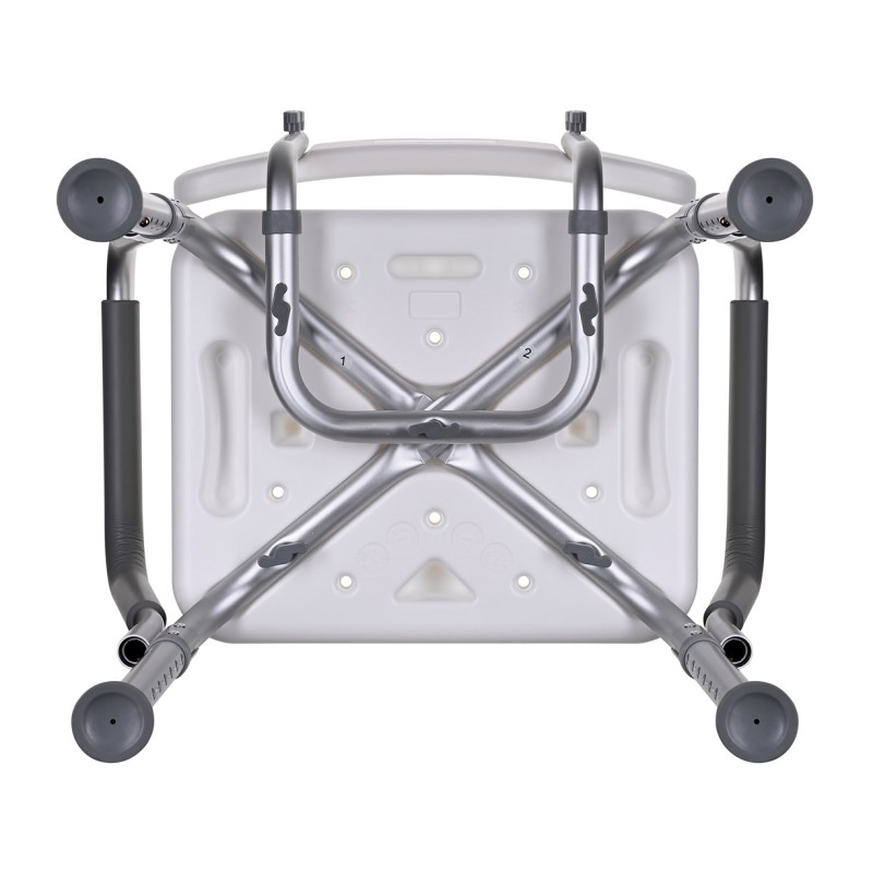 Shower chair with backrest and armrests Shower chair with backrest and armrests