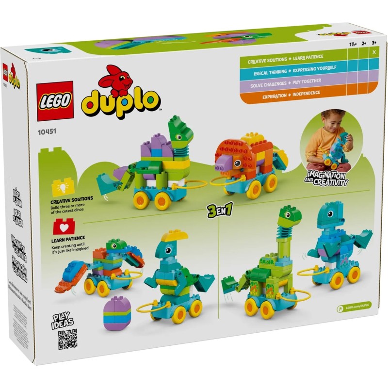 LEGO DUPLO 10451 3-in-1 Dinosaurs on Wheels LEGO DUPLO 10451 3-in-1 Dinosaurs on Wheels