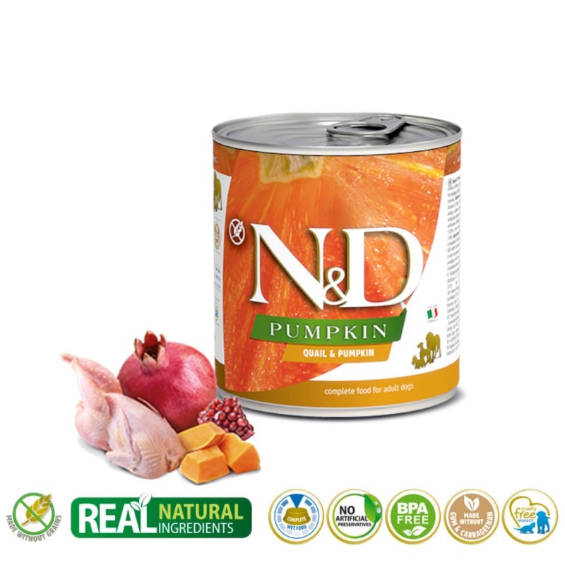 Farmina Pet Food N&D Pumpkin Grain-Free Canine 285g Chicken, Vegetable Adult Farmina Pet Food N&D Pumpkin Grain-Free Canine 285g Chicken, Vegetable Adult