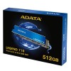 ADATA LEGEND 710 M.2 512 GB PCI Express 3.0 3D NAND NVMe ADATA LEGEND 710 M.2 512 GB PCI Express 3.0 3D NAND NVMe