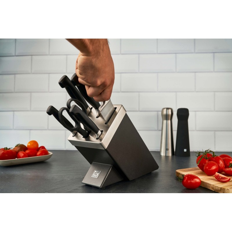 ZWILLING FOUR STAR 35148-507-0 kitchen knife/cutlery block set 7 pc(s) Grey ZWILLING FOUR STAR 35148-507-0 kitchen knife/cutlery block set 7 pc(s) Grey