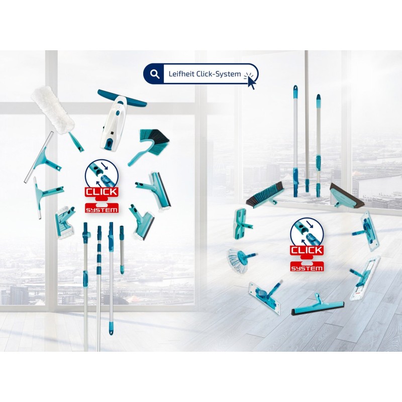 Leifheit 55092 mop Microfibre 8000 ml Dry&wet Microfiber Blue, Grey Leifheit 55092 mop Microfibre 8000 ml Dry&wet Microfiber Blue, Grey