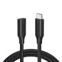 Ugreen 10387 USB cable USB 3.2 Gen 2 (3.1 Gen 2) 1 m USB C Black