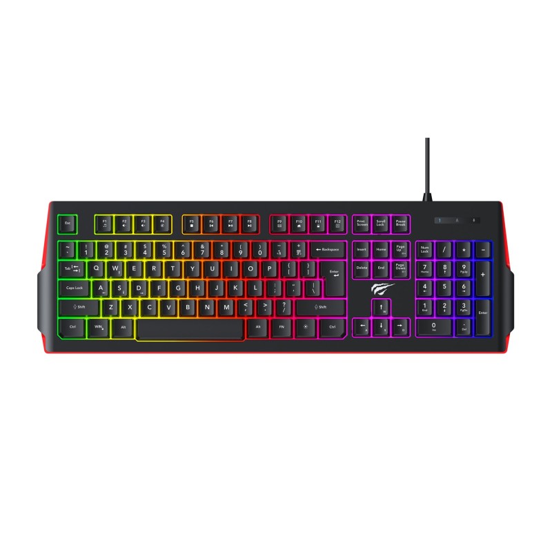 Havit KB866L - gaming keyboard (black and red) Havit KB866L - gaming keyboard (black and red)