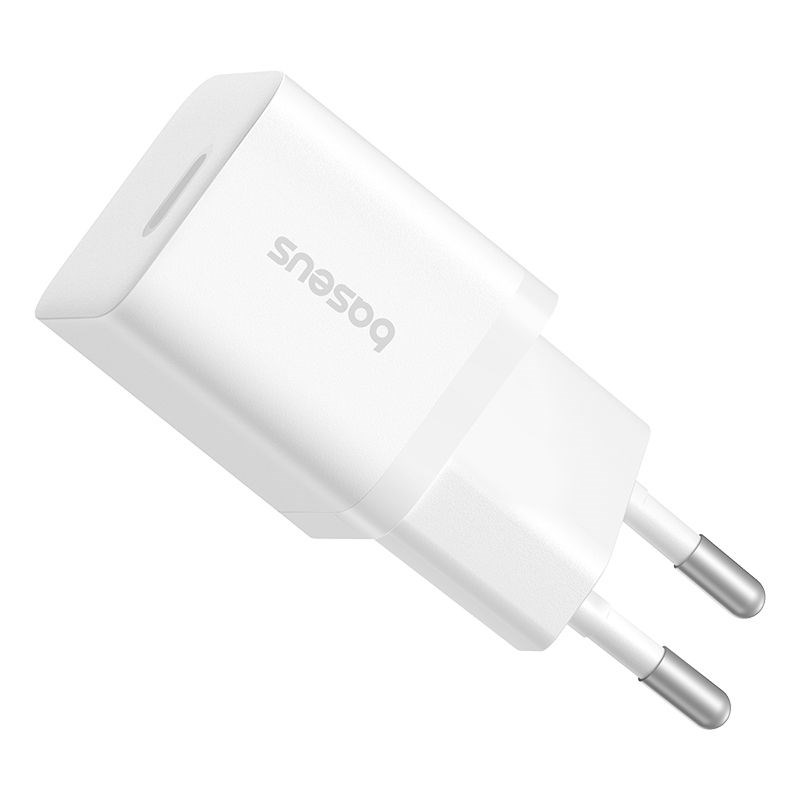 Baseus P10110909213-01 USB-C GaN5 mini 25W mains charger White Baseus P10110909213-01 USB-C GaN5 mini 25W mains charger White