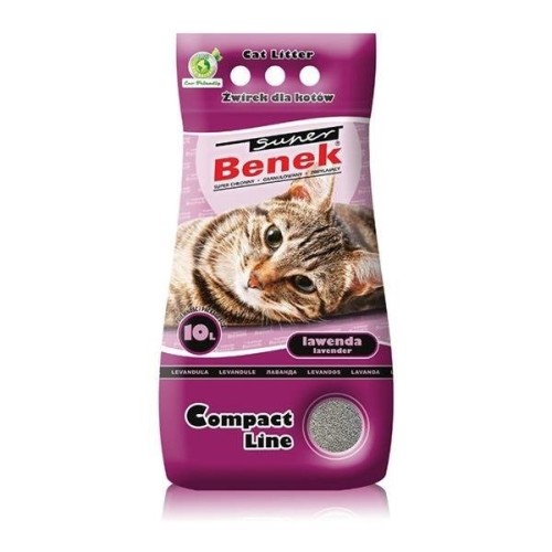 Certech Super Benek Compact Lavender - Cat Litter Clumping 10 l Certech Super Benek Compact Lavender - Cat Litter Clumping 10 l