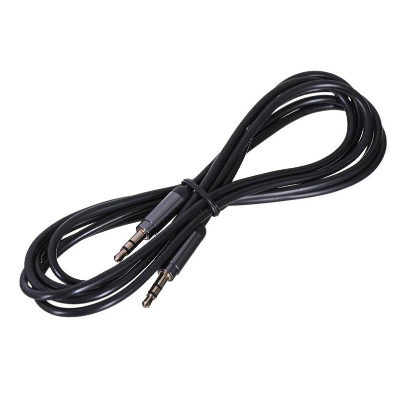 Gembird 1.2m, 3.5mm/3.5mm, M/M audio cable Black Gembird 1.2m, 3.5mm/3.5mm, M/M audio cable Black