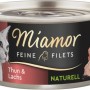 MIAMOR Feine Filets Naturell Tuna with salmon - wet cat food - 80g