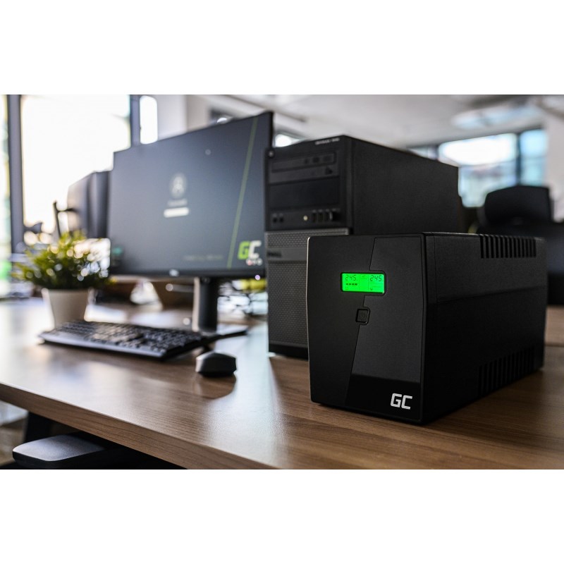 Green Cell UPS08 uninterruptible power supply (UPS) Line-Interactive 1000 VA 700 W 4 AC outlet(s) Green Cell UPS08 uninterruptible power supply (UPS) Line-Interactive 1000 VA 700 W 4 AC outlet(s)