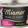 MIAMOR Feine Filets Naturell Tuna with crab - wet cat food - 80g