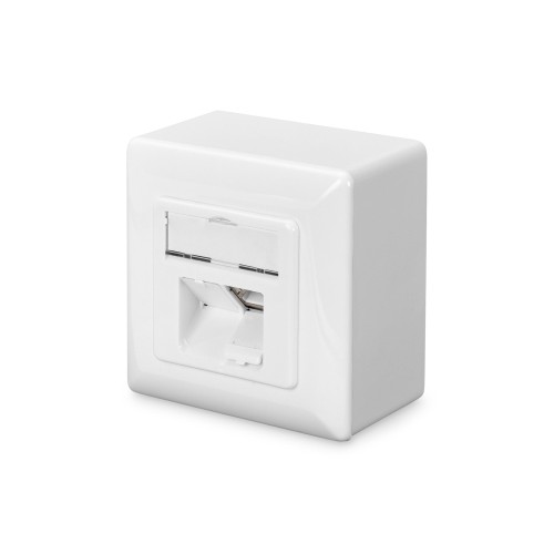Digitus CAT 6, Class E, wall outlet, shielded, surface mount Digitus CAT 6, Class E, wall outlet, shielded, surface mount
