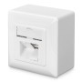 Digitus CAT 6, Class E, wall outlet, shielded, surface mount