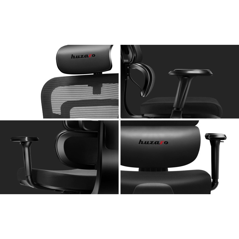HUZARO COMBAT 7.0 GAMING STUHL SCHWARZ HUZARO COMBAT 7.0 GAMING STUHL SCHWARZ