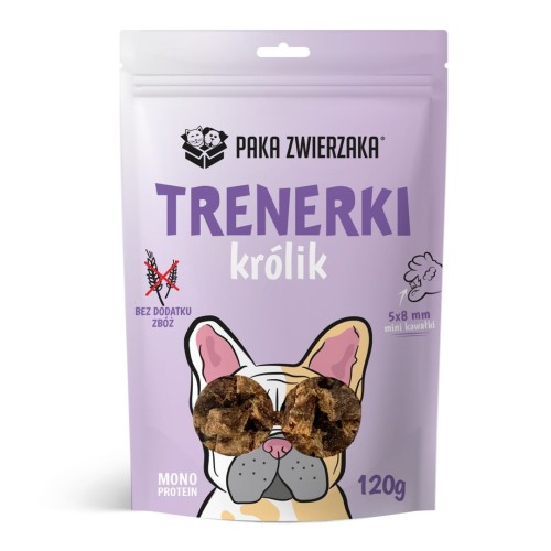 PAKA ZWIERZAKA Rabbit - dog treat - 120g PAKA ZWIERZAKA Rabbit - dog treat - 120g
