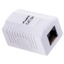 Lanberg OU5-0001-W outlet box RJ-45 White