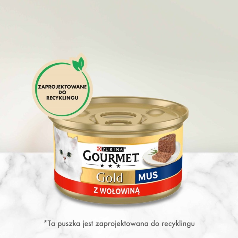 GOURMET Gold Beef - wet cat food - 85g GOURMET Gold Beef - wet cat food - 85g