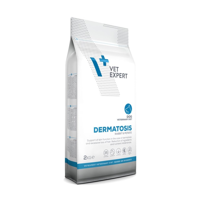 VET EXPERT Veterinary Diet Dermatosis Dog Rabbit & Potato - dry dog food - 2 kg VET EXPERT Veterinary Diet Dermatosis Dog Rabbit & Potato - dry dog food - 2 kg