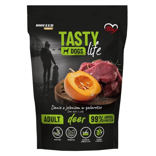 BIOFEED Tasty Dogs Life Deer - wet dog food - 500g BIOFEED Tasty Dogs Life Deer - wet dog food - 500g