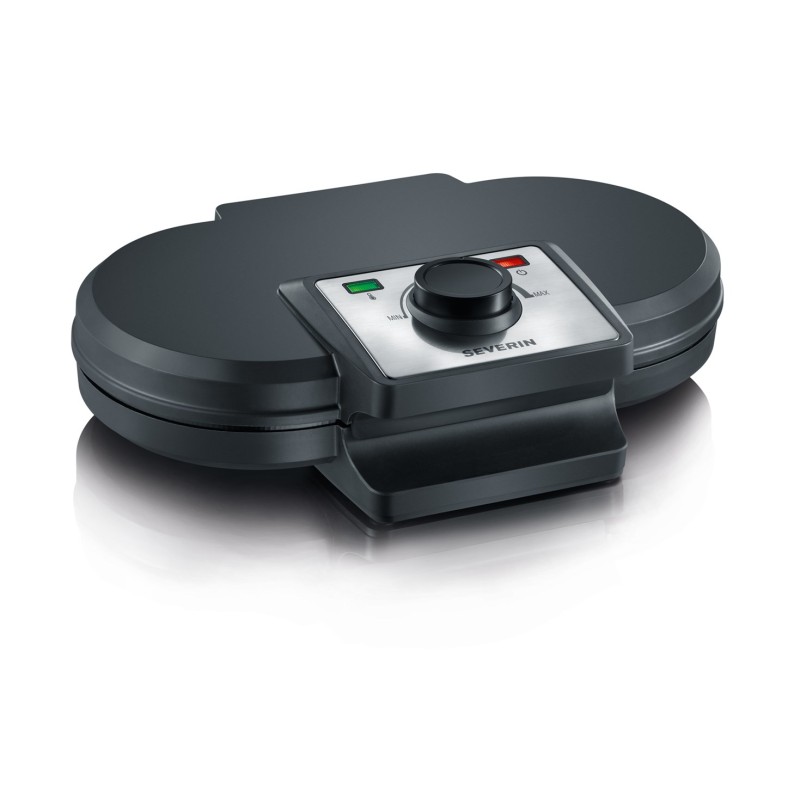 SEVERIN DOUBLE WAFFLE IRON, STEEL, 1200W WA2106 SEVERIN DOUBLE WAFFLE IRON, STEEL, 1200W WA2106
