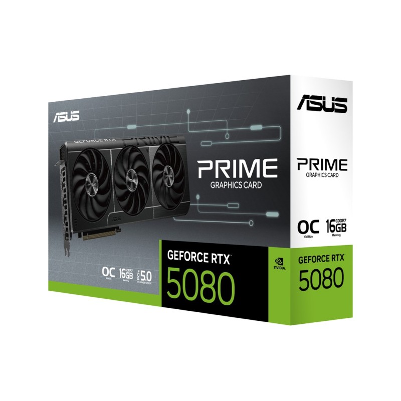 ASUS Prime -RTX5080-O16G NVIDIA GeForce RTX 5080 16 GB GDDR7 ASUS Prime -RTX5080-O16G NVIDIA GeForce RTX 5080 16 GB GDDR7