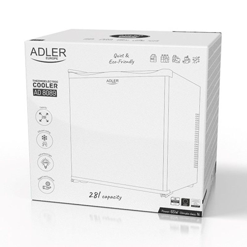 Thermoelectric cooler ADLER AD 8089 Black Thermoelectric cooler ADLER AD 8089 Black