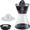 Bosch MCP72GPB citrus press Plastic, Stainless steel Black, Transparent