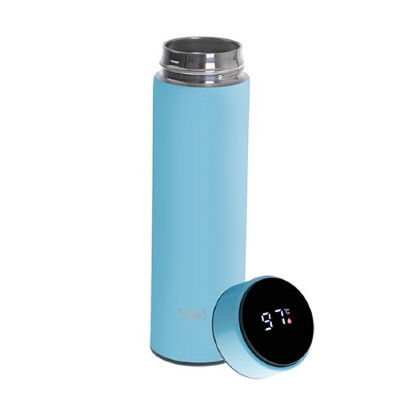THERMOS WITH LED ADLER AD 4506BL BLUE THERMOS WITH LED ADLER AD 4506BL BLUE