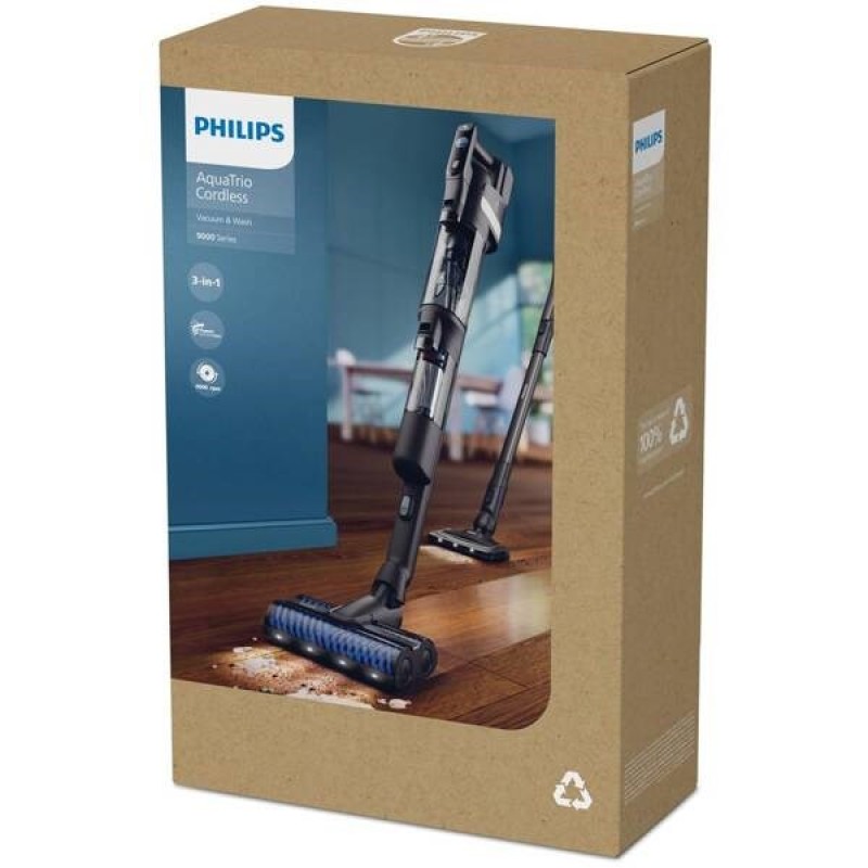 Philips XW9463/11 stick vacuum/electric broom 2-in-1 stick vacuum Battery Dry&wet Bagless Black Philips XW9463/11 stick vacuum/electric broom 2-in-1 stick vacuum Battery Dry&wet Bagless Black