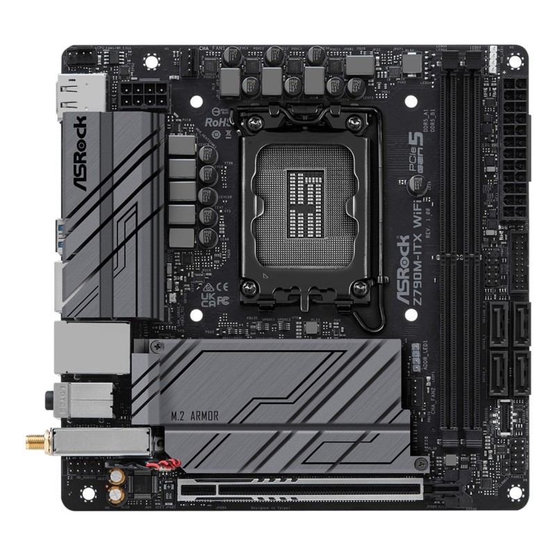 Asrock Z790M-ITX WiFi Intel Z790 LGA 1700 mini ITX Asrock Z790M-ITX WiFi Intel Z790 LGA 1700 mini ITX